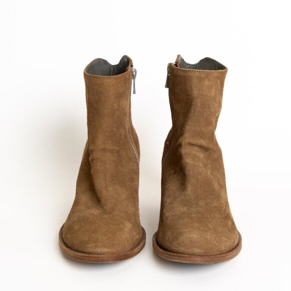 Officine Creative Josee 006 Boots Brown Suede Bootie Italy Handmade EU 36.5 NEW - Picture 5 of 16